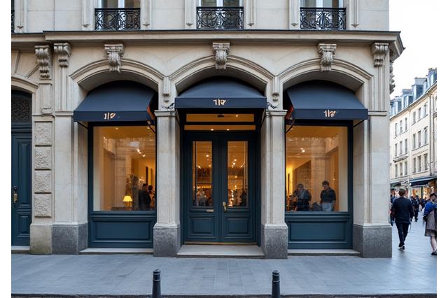 Exterior view of Iris Conseils office building in Paris